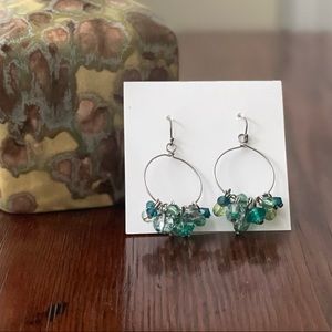 Francesca’s Collection Green Bead Earrings